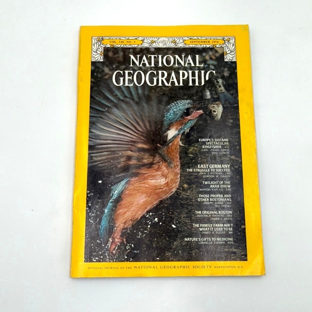 National Geographic Magazine September 1974 Vol 146 No 3 Vintage